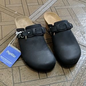 Papillio birkenstock black clogs